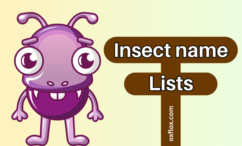 insects name in english and hindi