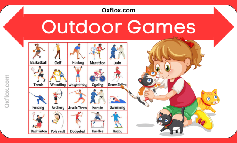all outdoor games name